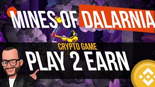 Mines of Dalarnia  Play and Earn  Crypto Game [upl. by Lilybelle]