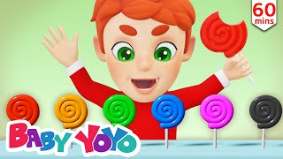 The Colors Song Color Candies  more nursery rhymes amp Kids songs  Baby yoyo [upl. by Amol]