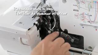 La surjeteuse BERNINA L 460  L 450  pour surjeter parfaitement les tissus extensibles [upl. by Ynaiffit344]