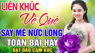 VỀ QUÊ  Ánh Nguyên amp Đặng Thái Hiển  LK Song Ca Bolero Nhạc Trữ Tình Remix Mới Nhất HAY SAY ĐẮM [upl. by Gelya]