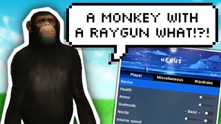 Using A Ray Gun On People As A MONKEY In FiveM [upl. by Daisie852]