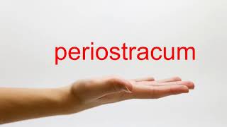 How to Pronounce periostracum  American English [upl. by Barrus]