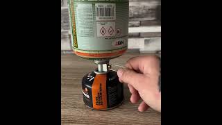 Camping hack save money on gas by refilling your old canister [upl. by Ayoras]