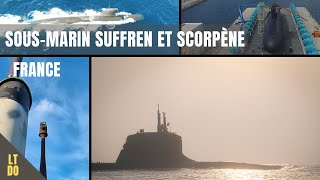 Sous marin Suffren et Scorpène [upl. by Dib]