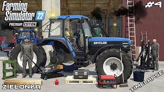 Fixing NEW HOLLAND 8340 and making RIDGES in the FIELD  Zielonka  Farming Simulator 22  Episode 4 [upl. by Anyk]