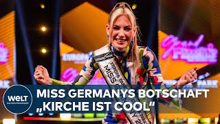 BOTSCHAFT STATT BIKINI „Ich möchte gerne ein Statement setzen“  Miss Germany 2023 gekürt [upl. by Uzziel]