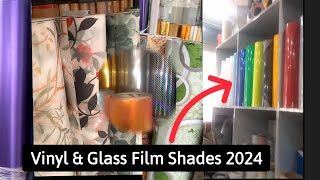 Vinyl amp Glass Film Color Shade 2024 gfxguide [upl. by Lhamaj]