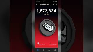 Rhinoceros withdrawal option token crypto coin telegram group httpstmeblessedRhinoceros [upl. by Mansoor]