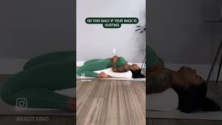 Do this daily for back painStretch with me mobility viral fitness stretching backpain workout [upl. by Aip910]