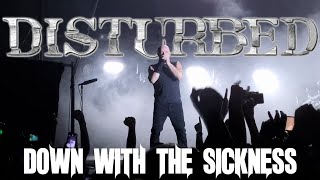 DISTURBED  Down With The Sickness TAKE BACK YOUR LIFE TOUR [upl. by Erbe]