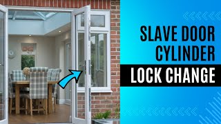 How to Replace or Access the Euro Cylinder Barrel on uPVC French Double Doors  Slave Door [upl. by Leesa829]