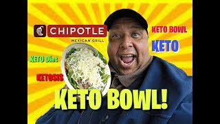 Chipotle® New KETO Salad Bowl REVIEW [upl. by Wynn]