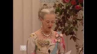 Frederik amp Marys Royal Wedding 2004The Queens speech [upl. by Candace]