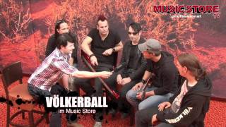 RammsteinTribute VÖLKERBALL  Interview im Music Store  neues Video Radioaktiv [upl. by Neehar]