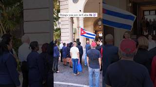 Things you see in Cuba 🇨🇺 while the Cuba national anthem is playing 🎶 [upl. by Ahsetal]