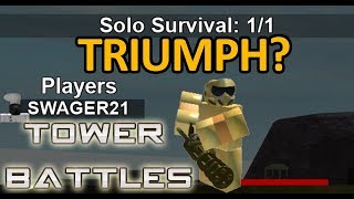 Solo Triumph with Golden Commando  Tower Battles [upl. by Elolcin]