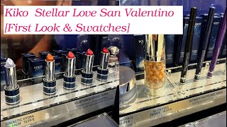 Kiko Stellar Love San Valentino 2024  Swatches [upl. by Pappano]