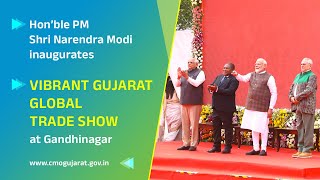 Inaugural Ceremony of Vibrant Gujarat Global Summit  2024 at Mahatma Mandir Gandhinagar [upl. by Llerrad]