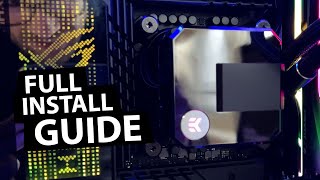 EK Elite 360mm AIO Install Instructions Full Guide [upl. by Dalury143]