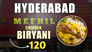 Disappointed 🧐biryani  Hyderabad Mehfil Restuarant  Telugu food family [upl. by Aihtnamas]