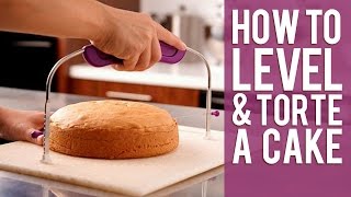 How to Level and Torte a Cake from Wilton [upl. by Graehme]