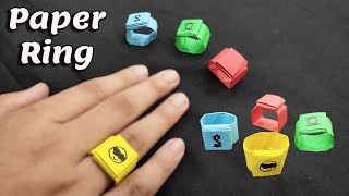 How to make a Paper Ring [upl. by Uriisa]