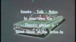 DRIVE IN MOVIE ADS FROM THE 50s and 60s [upl. by Assilac240]