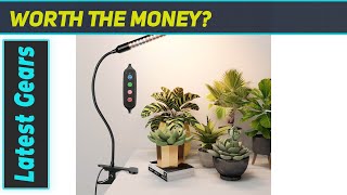 reviewUpgrade Plant Light Best 1000 Lumen Full Spectrum Grow Light with Timer [upl. by Alveta445]