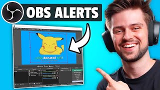 How To Add Alerts To OBS Studio  Advanced Streamlabs Alerts 2022 [upl. by Rozek]