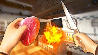 My Kitchen EXPLODED While Cooking  Cooking Simulator VR Gameplay [upl. by Harrie]