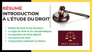 Résumé  Introduction à létude de droit [upl. by Baldridge]