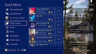 How To Use New Quick Menu PS4 450 [upl. by Tzong]