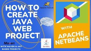 How to Create java Web application using NetBeans IDE  Install Configure Tomcat 10 Server [upl. by Saxena]