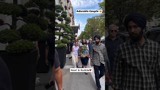 anantambani radhikamerchant Enjoying the beautiful streets of Paris olympicgames ambani [upl. by Darcey]