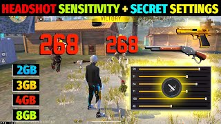 Free Fire Max Auto Headshot Trick 2024 Sensitivity  2gb 4gb 6gb Ram Headshot Sensitivity Setting [upl. by Nosac780]