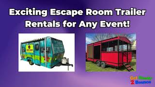 Ultimate Escape Room Trailer Rentals in Tulsa  Get Ready 2 Bounce [upl. by Ilam]