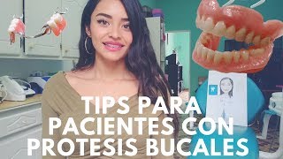 Tips y Recomendaciones para pacientes con prótesis bucales [upl. by Ynad]