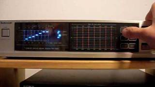 TECHNICS SH8046 EQUALIZZATORE HIFI 77 GRAFICO TOUCH [upl. by Eseerehc614]