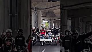 Gokil Momen Akang MV Sunmori Makasar Rame Banget motovlog viral [upl. by Akemrej]