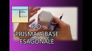 📐 COME FARE LE PROIEZIONI ORTOGONALI DI UN PRISMA A BASE ESAGONALE 📐 [upl. by Willem]