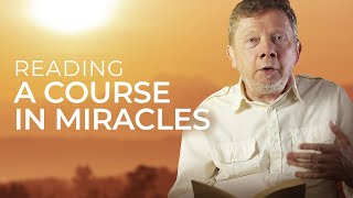 Who Are You  Eckhart Tolle Reads A Course in Miracles [upl. by Prima]