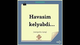 Havasim kelyapdi [upl. by Arline]