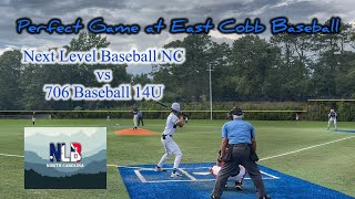 Next Level Baseball NC vs 706 Baseball  PG 14U Wood Bat at eastcobb 72624 [upl. by Enirahtac871]