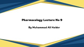 pharmacology lecture No 9 katzung medical pharmacy pharmaceutical healthcare Diffusion [upl. by Niccolo]