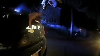 LiveLeak  Bodycam footage shows more than 30 shots fired at officer [upl. by Onailimixam]