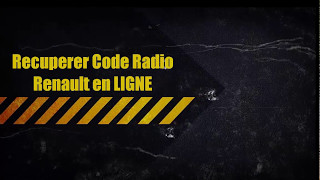 Récupérer Code Autoradio Renault en Ligne GUIDE [upl. by Meehsar881]