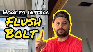 How To Remove Replace and Install A Commercial Glass Door Flushbolt Lock  Door Closers USA [upl. by Leontina]