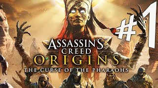 Assassins Creed Origins  Maldição dos Faraós  Parte 1 Tebas  PS4 Pro  Playthrough [upl. by Eidur]