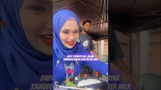 DAPAT SPONSOR LAGI ZARINA ZAINUDDIN MAKAN AYAM BUTTER MILK [upl. by Atteuqram447]