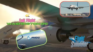 MSFS IS SO REAL I flew from Raleigh NC to DC under 14 minutes MSFS 2020 [upl. by Enileve]